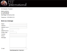 Tablet Screenshot of fit-international.org